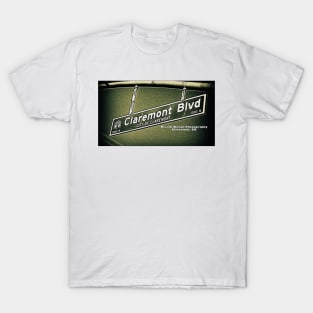 Claremont Boulevard, Claremont, California by Mistah Wilson T-Shirt